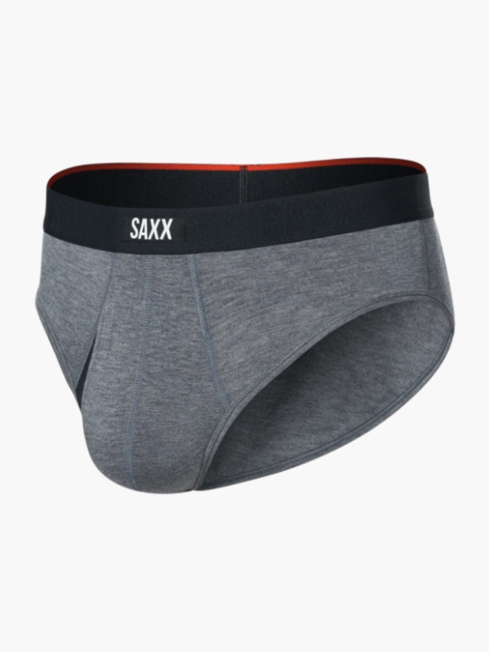 Saxx Vibe Xtra Soft Comfort Brief Dark Grey Heather